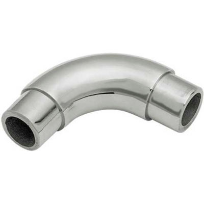 Lavi Industries, Flush Elbow Fitting, Radius, for 1" Tubing, Polished Stainless Steel