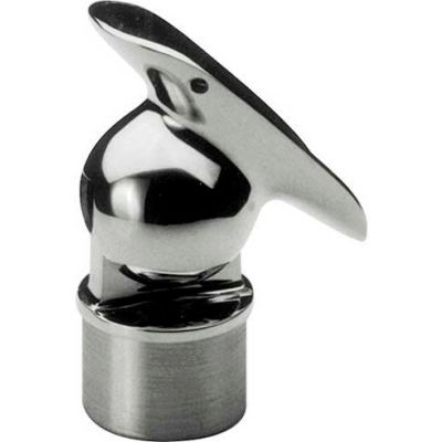 Lavi Industries, Adjustable Saddle, Ball, for 1.5" Tubing, Polished Stainless Steel