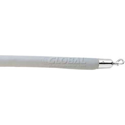 Lavi Industries 5'L Gray Vinyl Rope With Polished S/S Hooks