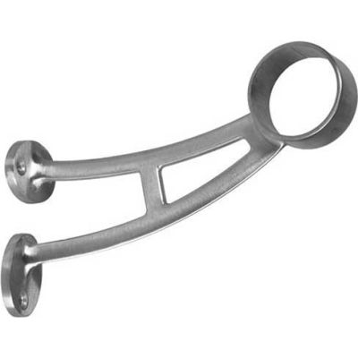 Lavi Industries, Bar Mount Bracket, for 1.5" Tubing, Satin Stainless Steel