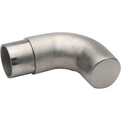 Lavi Industries, Radius Wall Return, for 1.5" Tubing, Satin Stainless Steel