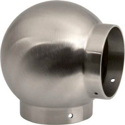 Lavi Industries, Ball Elbow, for 2" Tubing, Satin Stainless Steel 44-702/2