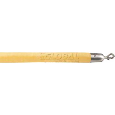 Lavi Industries 6'L Gold Vinyl Rope With Satin S/S Hooks