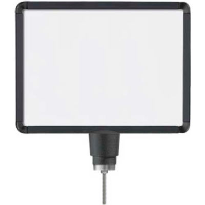 Lavi Industries, Horizontal Fixed Sign Frame, 50-1131DH/MB, 11" x 14", Unslotted, Matte Black