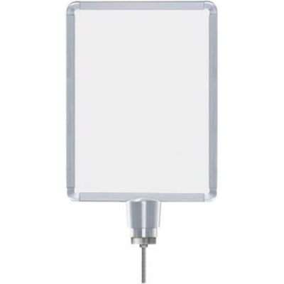 Lavi Industries, Vertical Drum Top Post Sign Frame, 50-1131DV/SA, 11" x 14", Satin