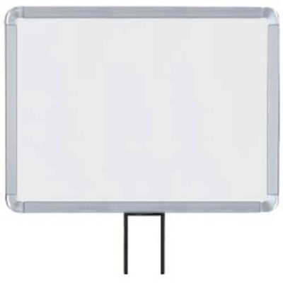 Lavi Industries, Horizontal Fixed Sign Frame, 50-1131F7H-S/SA, 11" x 14", Unslotted, Satin