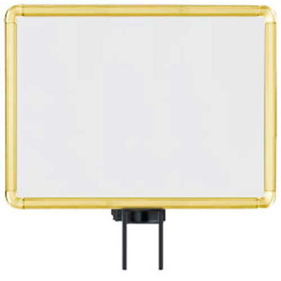 Lavi Industries, Horizontal Fixed Sign Frame, 50-1131SH/GD, 11" x 14", Unslotted, Gold