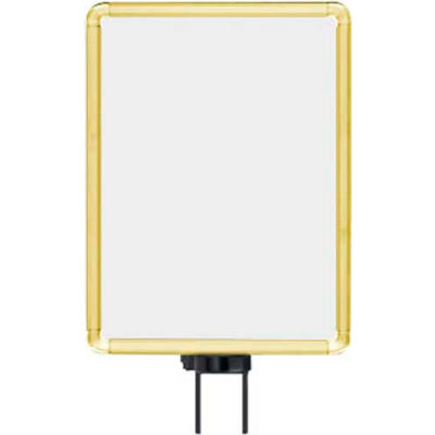 Lavi Industries, Vertical Swivel Sign Frame, 50-1131SV-S/GD, 11" x 14", For 7' Posts, Gold