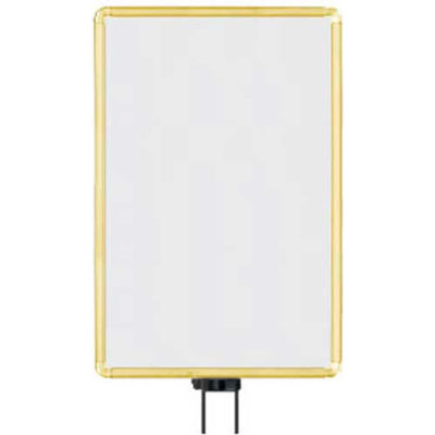Lavi Industries, Vertical Swivel Sign Frame, 50-1134SV-S/GD, 14" x 22", For 7' Posts, Gold