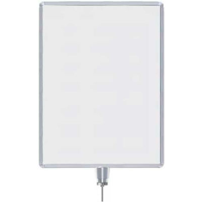Lavi Industries, Vertical Drum Top Post Sign Frame, 50-1136DV/SA, 22" x 28", Satin
