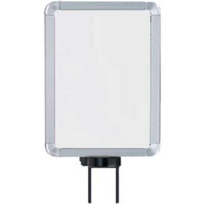 Lavi Industries, Vertical Swivel Sign Frame, 50-1141SV/SA, 8.5" x 11", For 7' Posts, Satin