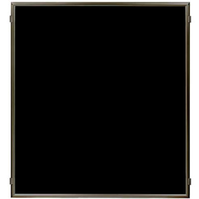 Lavi Industries, Hinged Frame Sign Panel/Barrier, 50-HFP1006/MB/BK, 50" x 60", Matte Black