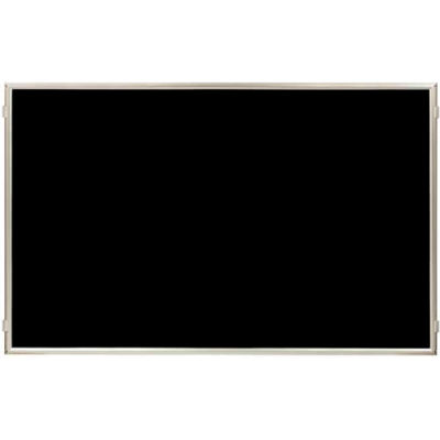 Lavi Industries, Hinged Frame Sign Panel/Barrier, 50-HFP1008/SA/BK, 72" x 48", Matte Black