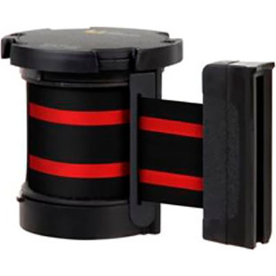 Lavi Industries Replacement Mechanism, For Use W/Beltrac Stanchions, 13'L Black/Red Belt