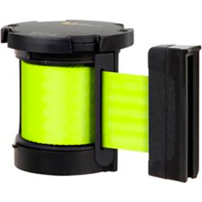 Lavi Industries Replacement Mechanism, For Use W/Beltrac Stanchions, 13'L Fluorescent Yellow Belt