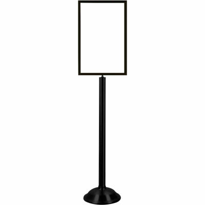 Tensator Sign Frame Stand Traditional Base 14X22" Black