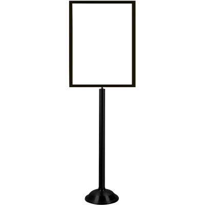 Tensator Sign Frame Stand Traditional Base 22X28" Black