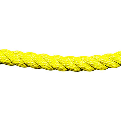 Tensator Twisted Rope Yellow 1' No Ends