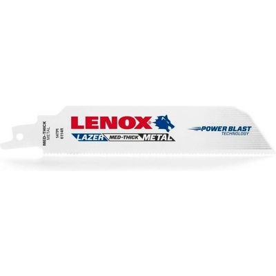 LENOX® 20175B6118R Extreme Heavy Metal Cutting Saw Blade, 18TPI, 6 x 1 x .042", 25/Pack - Pkg Qty 25