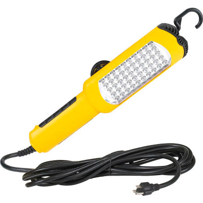 Lind Equipment LED5015G 50 LED Work Light, 15' 16/3 SJT Cord, Magnet Mount, Dual Hooks & 13A Outlet