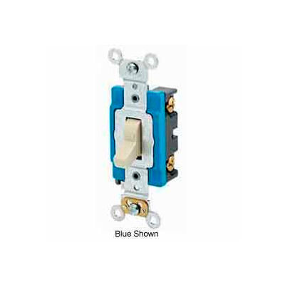 Leviton 1201-Lhw 15a, 120v, Illuminated Off Single-Pole Ac Quiet Switch, White - Min Qty 12