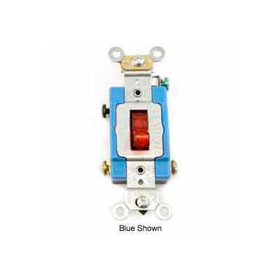 Leviton 1201-Plr Neutral Single-Pole Ac Quiet Switch, Self Grounding, Red - Min Qty 14