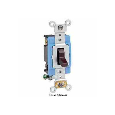 Leviton 1204-2gy 15 Amp, 120/277 V, 4-Way Ac Quiet Switch, Self Grounding, Gray - Min Qty 7
