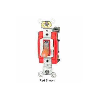 Leviton 1221-Lhc 20a, 120v, Illuminated Off Single-Pole Ac Quiet Switch, Clear - Min Qty 9