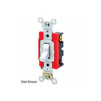 Leviton 1223-2w 3-Way Ac Quiet Switch, 20 Amp 120/277 V, White - Min Qty 24