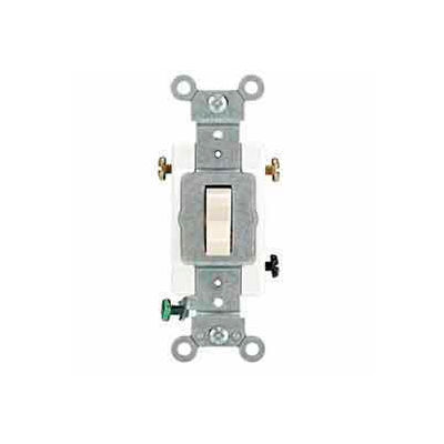 Leviton 1223-Sw 20a, 120/277v, 3-Way Ac Quiet Switch, White - Min Qty 15