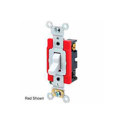 Leviton 1224-2e 20a, 120/277v, 4-Way Ac Quiet Switch, Extra Black - Min Qty 6