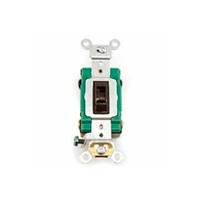 Leviton 3032-2l Double-Pole Ac Quiet Switch, Brown - Min Qty 8