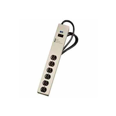 Leviton 5300-Ips 15a Surge Strip, 6-Outlet, Heavy Duty, 6-Ft Cord - Min Qty 2