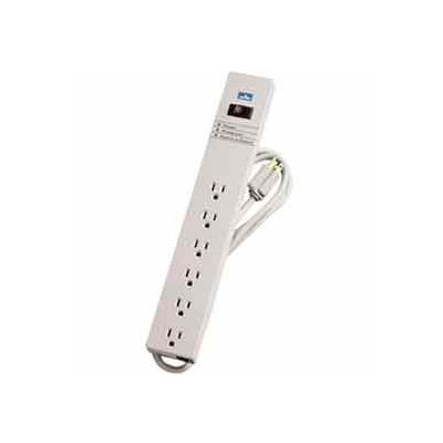 Leviton 5300-Ps 15a Surge Strip, 6-Outlet With Switch, Data Sensitive, 6-Ft Cord - Min Qty 2