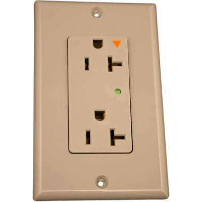 Leviton 5380-Igg Decora Duplex Surge Suppressor Receptacle Iso Ground, 20a, Gray - Min Qty 4