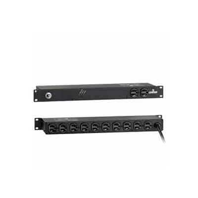 Leviton 5500-192 Horizontal Rack Mount PDU w/ Surge Protection, On/Off, NEMA 5-20P, 120V, 20A