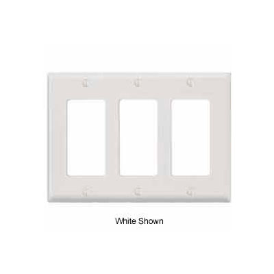 Leviton 80411-NGY 3-Gang Decora/GFCI Device Decora, Gray