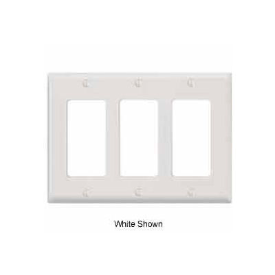 Leviton 80411-NI 3-Gang Decora/GFCI Device Decora, Ivory