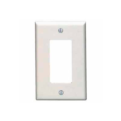 Leviton 80601-W 1-Gang Decora/Gucci Device Decora, Midway, Thermoset, White
