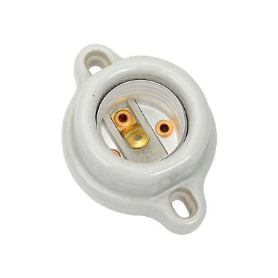 Leviton 9878 Incandescent Lampholder, Keyless, Porcelain, Medium Base, 660W - Pkg Qty 2
