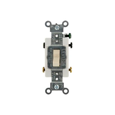 Leviton Cs220-2i 20a, 120/277v, Double-Pole, Ivory - Min Qty 15
