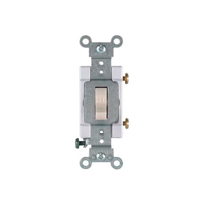 Leviton CS315-2T 15A, 120/277V, 3-Way , Light Almond - Pkg Qty 10