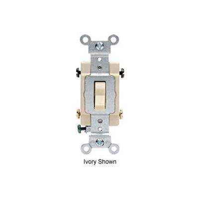 Leviton Cs420-2gy 20a, 120/277v, 4-Way, Grounding, Gray