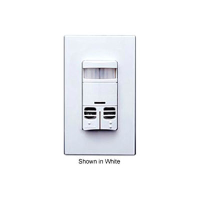 Leviton Ossmd-Gdw Dual-Relay, No Neutral, Multi-Technology Wall Switch Sensor, White - Min Qty 2