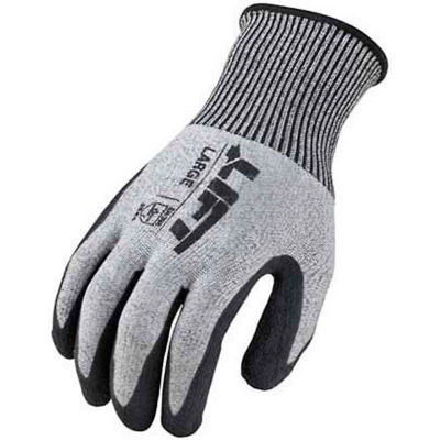 Lift Safety Cut Resistant FiberWire Polyurethane Latex Glove, Large, GFL-19YL
