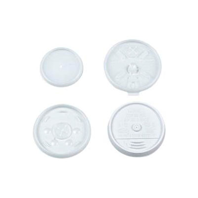 Dart® Plastic Lids, For 8 oz. Hot/Cold Foam Cups, Vented, 1000 ct