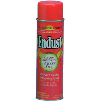 Endust Professional Cleaning & Dusting Spray, Fresh, 15 oz. Aerosol Can, 6 Cans - 6196291