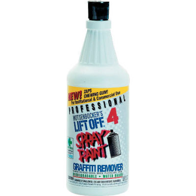 Lift Off #4 Spray Paint & Graffiti Remover, 32 oz. Bottle, 6 Bottles - 41103