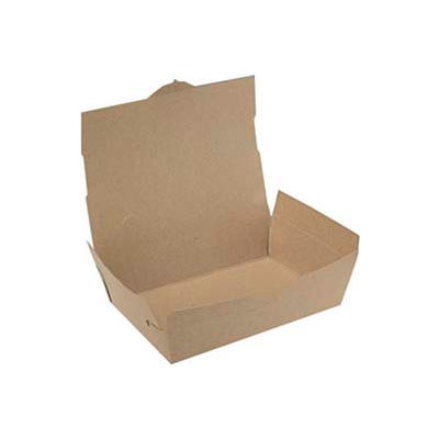Champpak Carryout Boxes, 7-3/4" Wx5-1/2"Dx3-1/2"H, Brown, 160/Ctn.