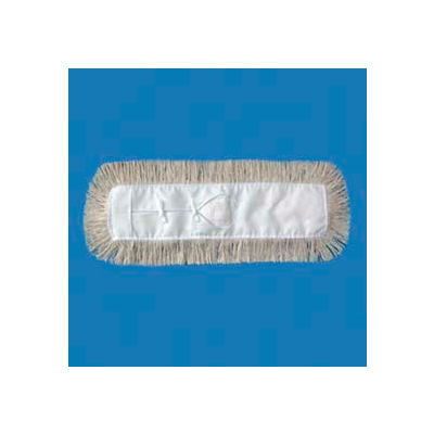 48" x 5" Industrial Cut-End Hygrade Cotton Dust Mop Head, White - UNS1348